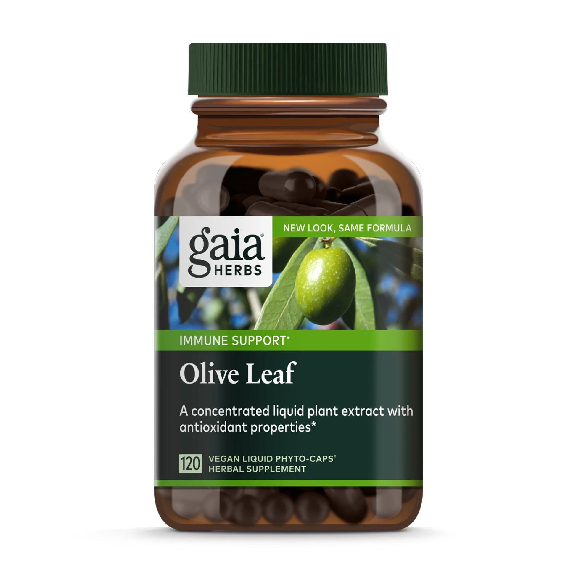 Olive Leaf - 120 Vegan Liquid Phyto-Caps (60 Servings)