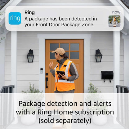 All-New  Battery Doorbell — Now with 66% More Coverage, Head-To-Toe Video, Live View with Two-Way Talk, and Motion Detection & Alerts (2024 Release), Venetian Bronze