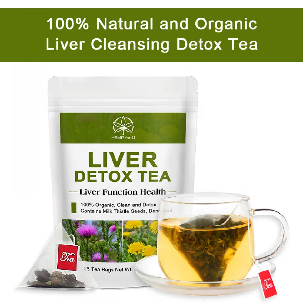 HFU Liver Detox Tea - Liver Cleanse Tea - for Liver Cleansing and Liver Support - 28 Day Support