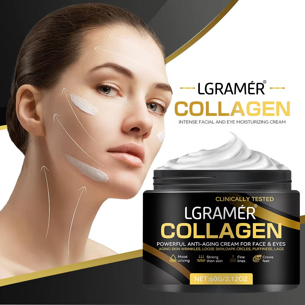 Face Cream Hyaluronic Acid Collagen Face Cream Facial Care anti Wrinkle Moisturizing Face Cream anti Aging Night Creams