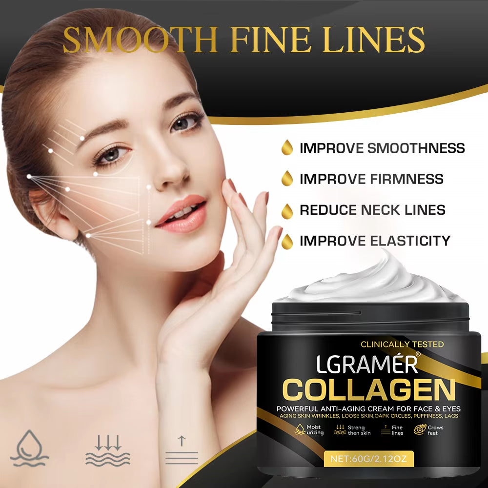 Face Cream Hyaluronic Acid Collagen Face Cream Facial Care anti Wrinkle Moisturizing Face Cream anti Aging Night Creams