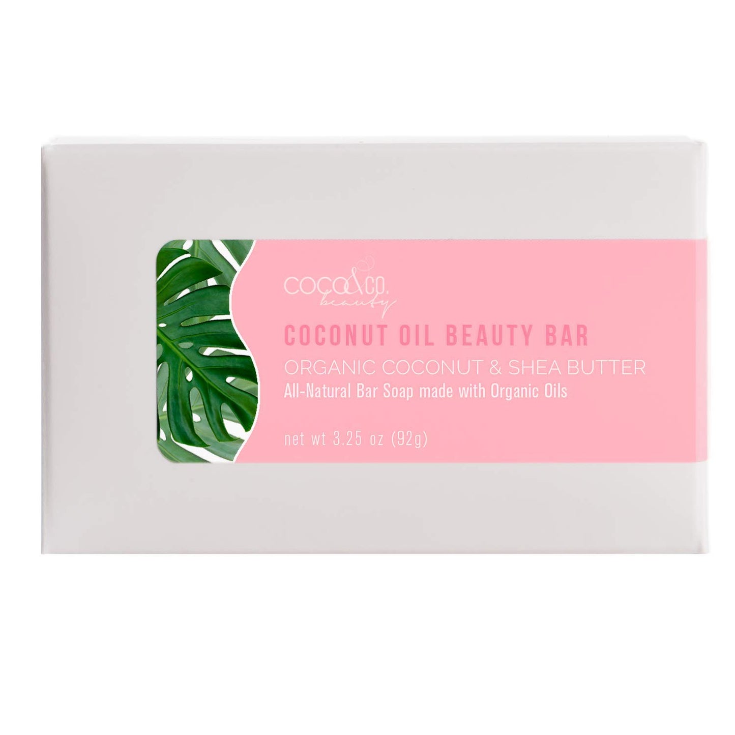 Pure Coconut Oil Beauty Bar - All-Natural Soap for Face, Skin & Hair… (BAR)