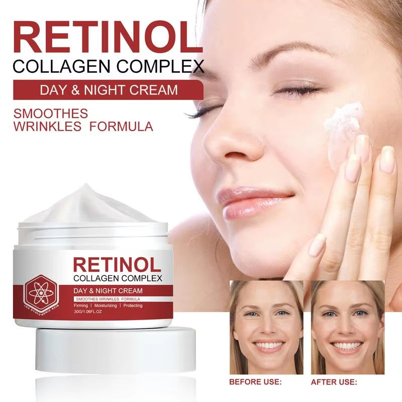 Retinol anti Aging Face Cream Moisturizing Wrinkle Remover Collagen Hyaluronic Acid Creams Skin Care