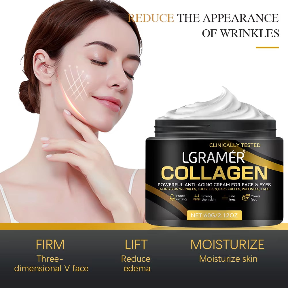 Face Cream Hyaluronic Acid Collagen Face Cream Facial Care anti Wrinkle Moisturizing Face Cream anti Aging Night Creams