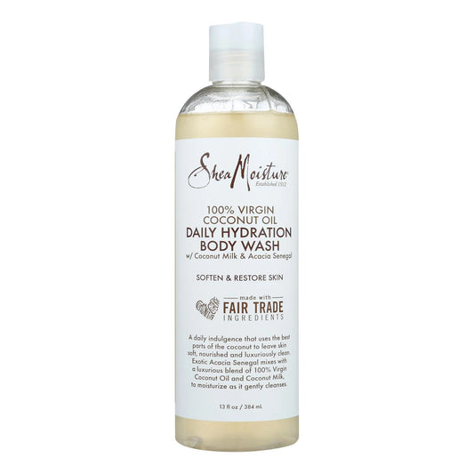 100% Virgin Coconut Oil Daily Hydration Body Wash by Shea Moisture for Unisex - 13 Oz Body Wash