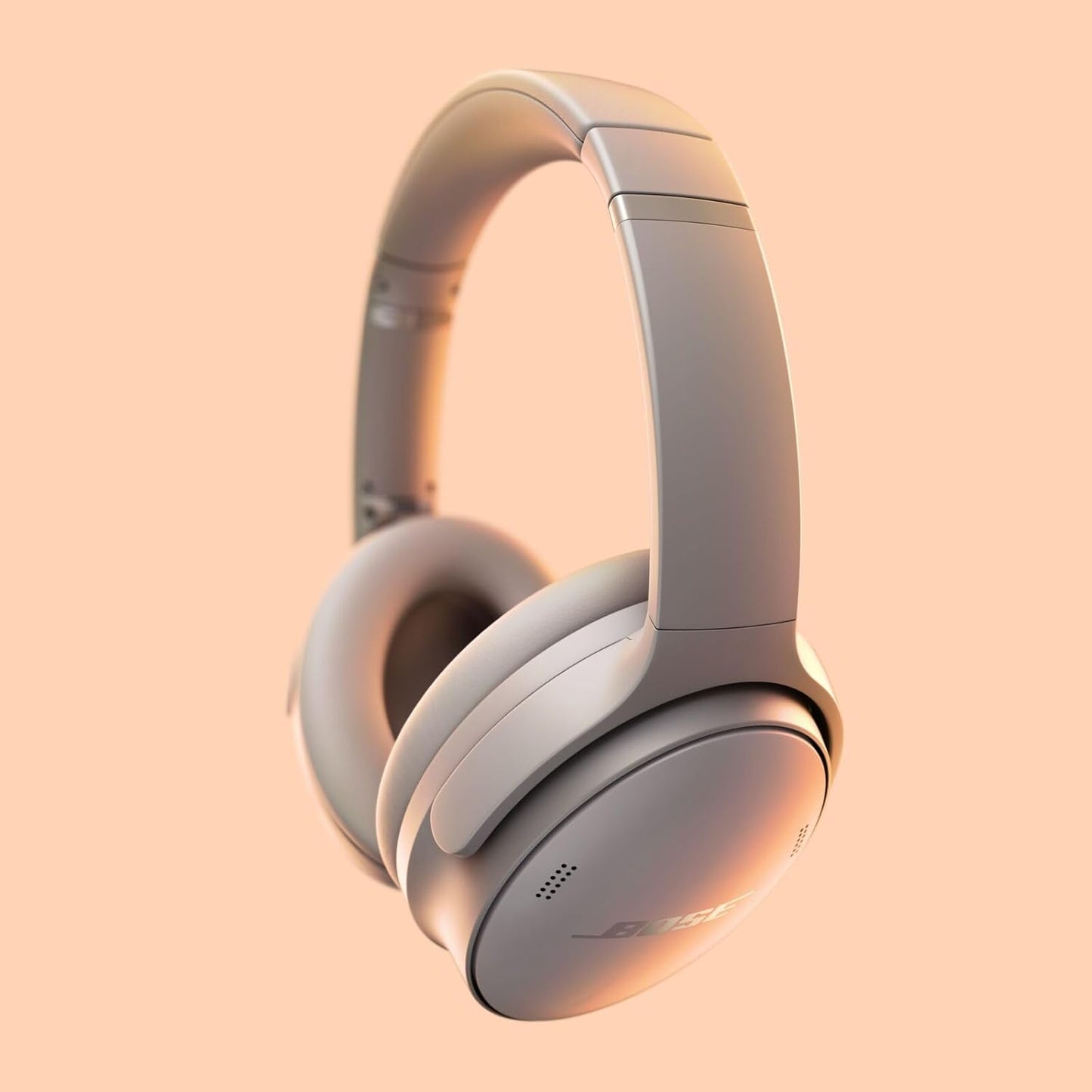 Quietcomfort Wireless Noise Cancelling Headphones, Bluetooth over Ear Headphones with up to 24 Hours of Battery Life, Sandstone - Limited Edition Color