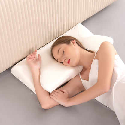 Cervical Memory Foam Pillow, Certipur-Us Certification, for Side Back & Stomach Sleepers