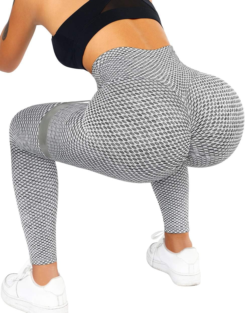 Women Scrunch Butt Lifting Workout Leggings Textured High Waist anti Cellulite Yoga Pants