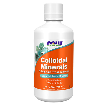 Supplements, Colloidal Minerals Liquid, Plant Derived, Essential Trace Minerals, 32-Ounce