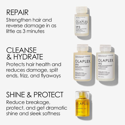 in Good Repair Hair Kit: No. 3, 4, 5, 7, Shampoo & Conditioner Set, Hydrate, & Control Frizz (72H), Bonding Oil to Shine & Protect, Perfector to Strengthen & Reverse Damage