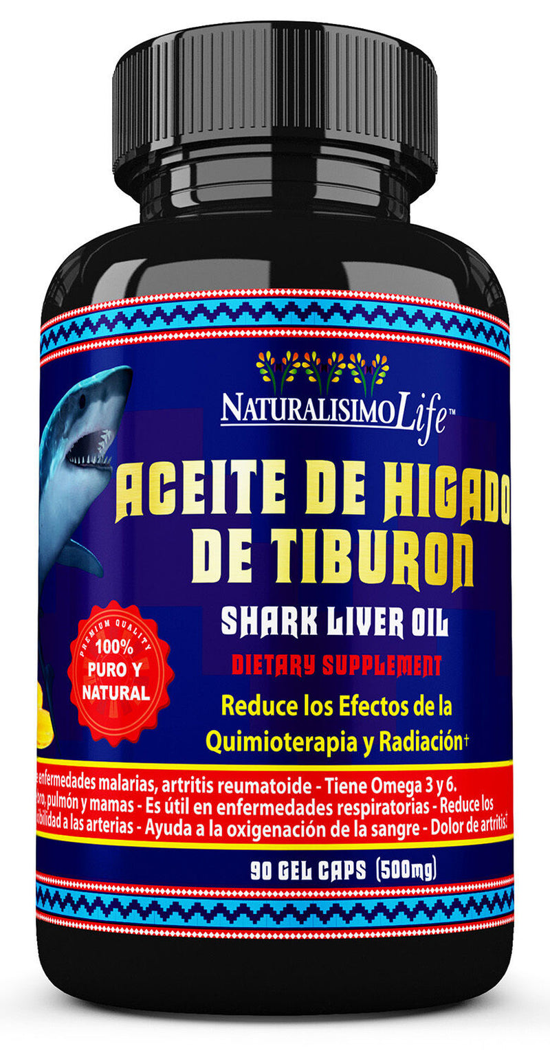 Shark Liver Oil Aceite De Higado De Tiburon 500Mg 20% Alkylglycerols Softgel