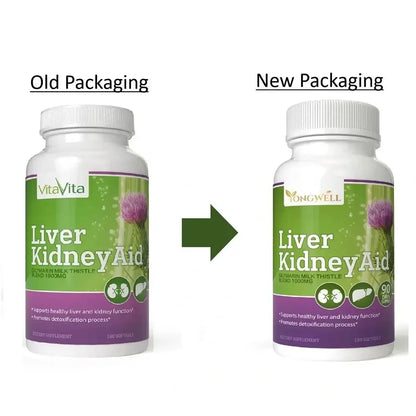 Liver Kidney Aid, Liver and Kidney Health Support (180 Softgels)