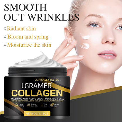 Face Cream Hyaluronic Acid Collagen Face Cream Facial Care anti Wrinkle Moisturizing Face Cream anti Aging Night Creams