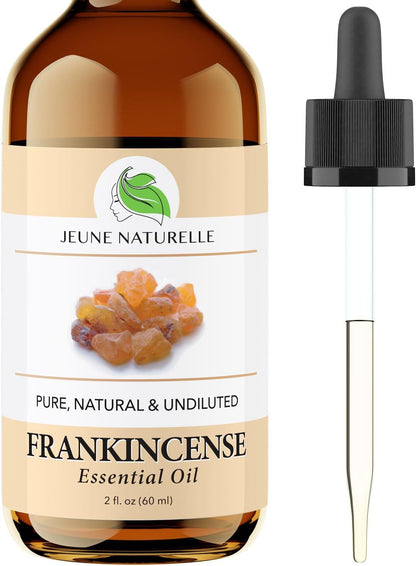 Frankincense Oil - 100% Pure, Natural, Therapeutic Grade Frankincense Oil for Skin, for Body, for Hair, 2 Oz